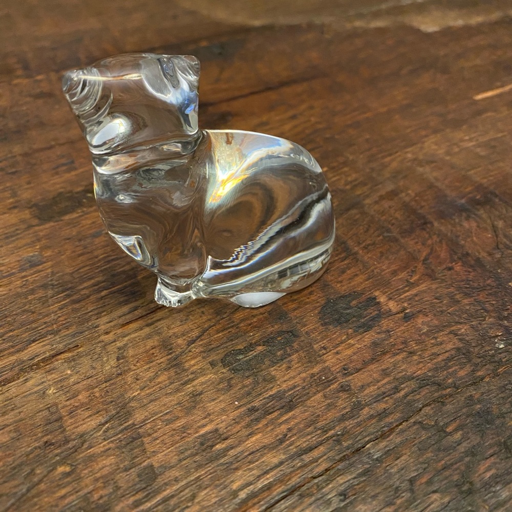 Villeroy & Boch Crystal Cat Paperweight